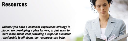 Whether you have a customer experience strategy in place, are developing a plan for one, or just want to learn more...