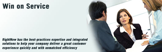 RightNow has the best practice expertise and integrated solutions to help your company deliver a great customer experience.