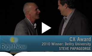 2010 RightNow Award Winner: DeVry
